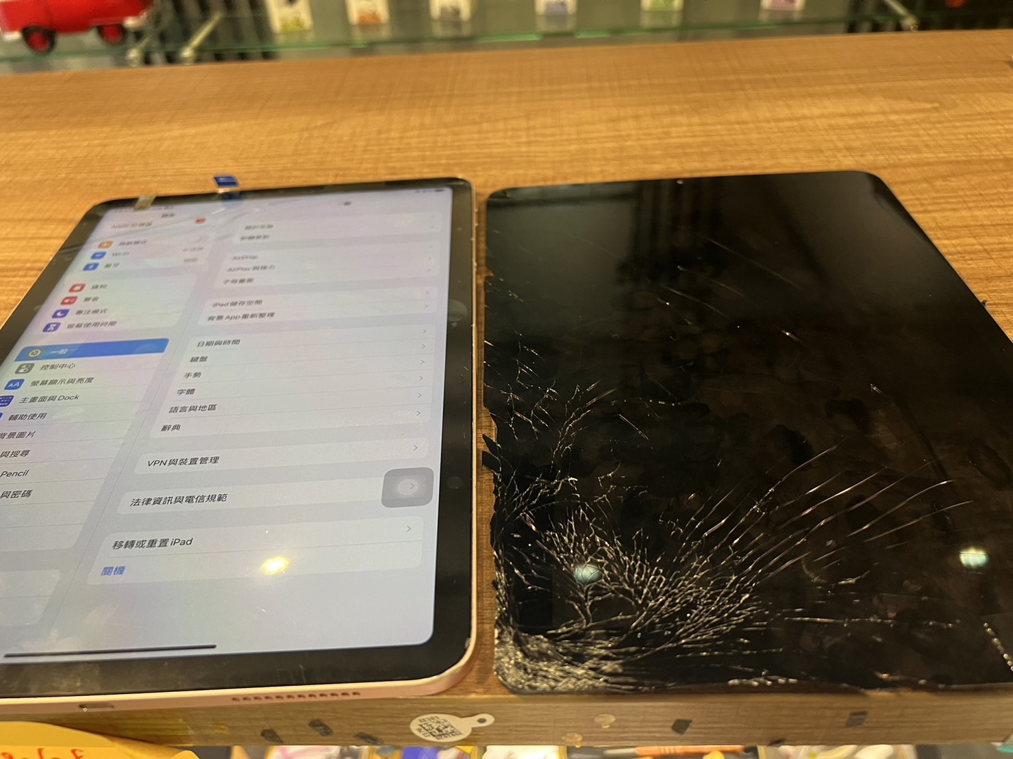 iPad air4重摔螢幕維修